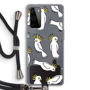 Papegaai: OnePlus 9 Pro Transparant Hoesje met koord