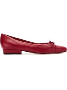 Sarah Chofakian ballerines à noeud - Rouge