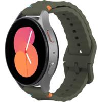 JustinCase ActiveFlex Strap Voor Samsung Galaxy Watch 20mm Khaki