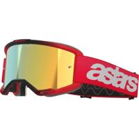 ALPINESTARS Vision 5 Blaze Goggle, Crossbrillen, Rood-Spiegel Goud