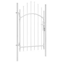 Tuinpoort Staal 1x2,25 m Wit