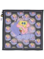 GCDS foulard à imprimé Bikini Bottom - Gris
