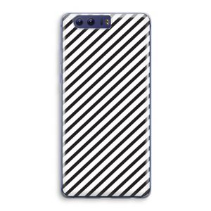 Strepen zwart-wit: Honor 9 Transparant Hoesje