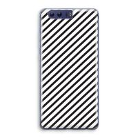 Strepen zwart-wit: Honor 9 Transparant Hoesje