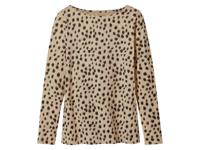 esmara Dames longsleeve (Luipaard print, S (36-38))