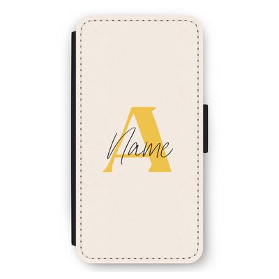 Amber Script: iPhone 11 Pro Max Flip Hoesje