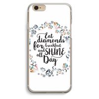 Diamonds: iPhone 6 / 6S Transparant Hoesje