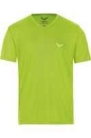 TRIGEMA COOLMAX Comfort Fit T-Shirt V-hals citroen, Effen