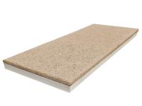 PIR + Houtwolcement naturel 1200x600x20+25mm Rd:0,91 (=0,72 m²)