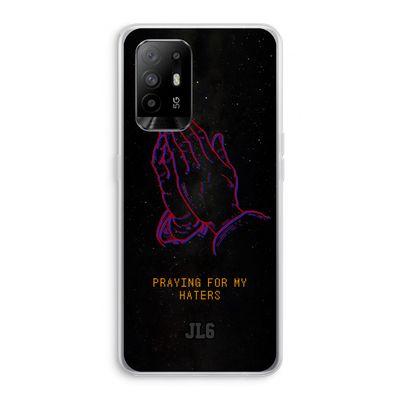 Praying For My Haters: Oppo A94 5G Transparant Hoesje