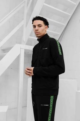 XPLCT X SFS Creative Trainingspak Heren Zwart/Groen - Maat XS - Kleur: ZwartGroen | Soccerfanshop