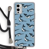 Narwhal: OnePlus 9 Transparant Hoesje met koord