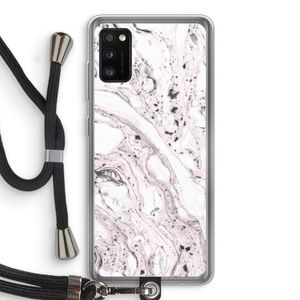 Mengelmoes: Samsung Galaxy A41 Transparant Hoesje met koord