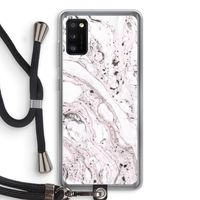 Mengelmoes: Samsung Galaxy A41 Transparant Hoesje met koord