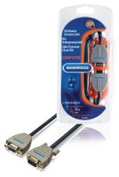 Bandridge VGA Verlengkabel VGA Male naar VGA Female 15-Pins 2 m Blauw | 1 stuks - BCL1002 - BCL1002