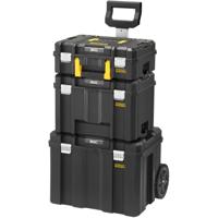 Stanley fatmax pro-stack 3 in 1 moduleerbare opbergkoffers gereedschapsbox (zwart/geel)