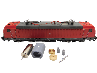 micromotor TP002C motor ombouwset voor Piko BR 147, BR 187, BR 388 micromotor TP002C motor ombouwset voor Piko BR 147, BR 187, BR 388