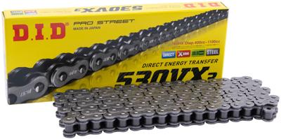 D.I.D Chain did 530 vx3 108 n gray/gray open