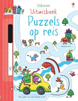 Uitwisboek Puzzels op reis (Paperback)