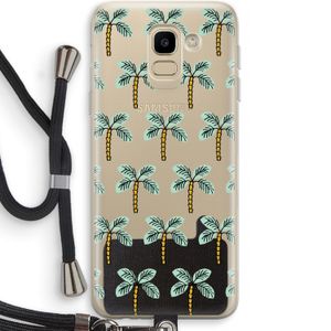 Paradise: Samsung Galaxy J6 (2018) Transparant Hoesje met koord
