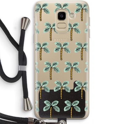 Paradise: Samsung Galaxy J6 (2018) Transparant Hoesje met koord