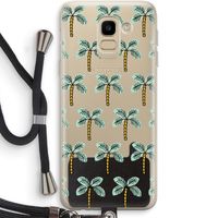 Paradise: Samsung Galaxy J6 (2018) Transparant Hoesje met koord