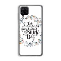 Diamonds: Samsung Galaxy A12 Transparant Hoesje Diamonds: Samsung Galaxy A12 Transparant Hoesje