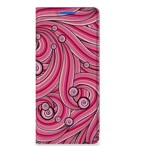 OPPO Reno 6 Pro Plus 5G Bookcase Swirl Pink