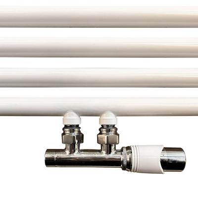 Onderblok Set Wiesbaden Riko Haaks Rechts Compleet 16x2 cm en 15 mm Knel Chroom Wit Onderblok Set Wiesbaden Riko Haaks Rechts Compleet 16x2 cm en 15 mm Knel Chroom Wit