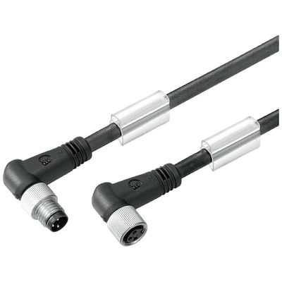 Weidmüller 2443150050 Sensor/actuator connector, geassembleerd M8 Aantal polen (sensoren): 4 3.00 m 1 stuk(s)
