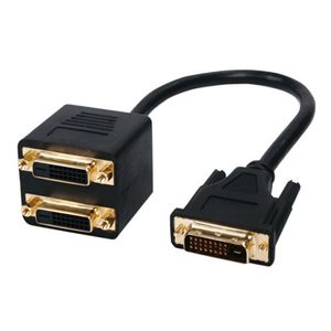 DVI-D Male 2x DVI-D Female cable