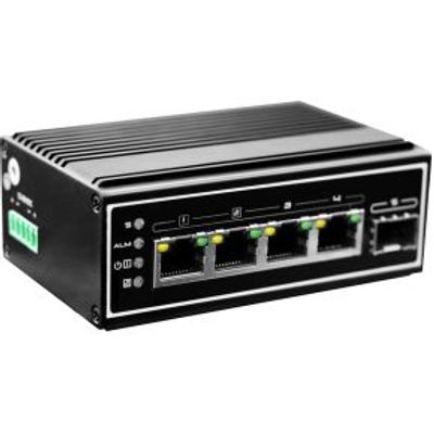LevelOne IGU-0502 Unmanaged Gigabit Ethernet (10/100/1000) Power over Ethernet (PoE) Zwart