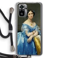Eleonore: Xiaomi Redmi Note 10S Transparant Hoesje met koord