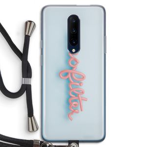 #nofilter: OnePlus 7 Pro Transparant Hoesje met koord