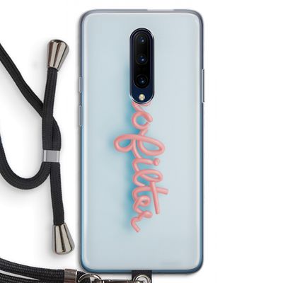 #nofilter: OnePlus 7 Pro Transparant Hoesje met koord