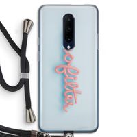 #nofilter: OnePlus 7 Pro Transparant Hoesje met koord