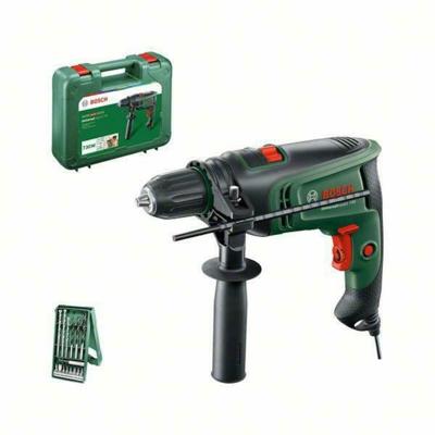 Bosch Groen Klopboormachine UniversalImpact 730 | Incl. Dieptestop, additionele handgreep en 15-delige X-Line set - 0603313402