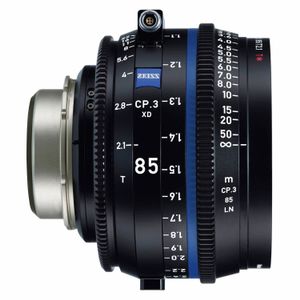 Zeiss Compact Prime CP.3 XD 85mm T2.1 PL-vatting met eXtended Data