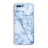 Blauw marmer: Honor 10 Transparant Hoesje