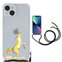 iPhone 14 Stevig | Bumper Hoesje | Horse Color