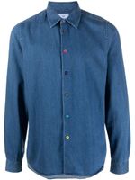 PS Paul Smith chemise en jean biologique à manches longues - Bleu - thumbnail