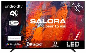 Salora 55UA550 tv 139,7 cm (55") 4K Ultra HD Smart TV Wifi Zwart