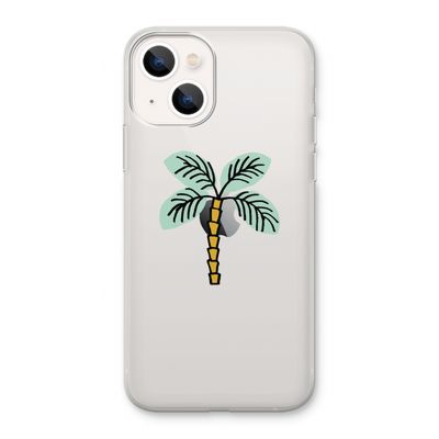 Palmboom: iPhone 13 Transparant Hoesje