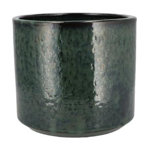 DK Design Bloempot model Green Glaze - groen - D21 x H24 cm - glanzend   -