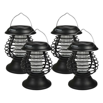 Muggenlamp solar - 4x - UV-LED - 14 x 19,5 cm - insectenvanger - IP44