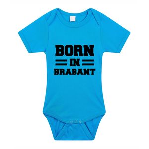 Born in Brabant cadeau baby rompertje blauw jongens 92 (18-24 maanden)  -
