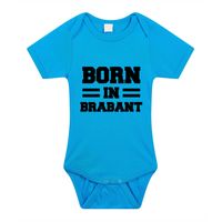 Born in Brabant cadeau baby rompertje blauw jongens 92 (18-24 maanden)  -
