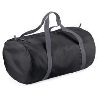 Bagbase Sporttas - zwart - 32 liter - weekendtas - 50 x 30 x 26 cm - polyester - 1 compartiment