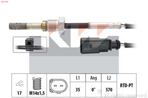 KW Sensor uitlaatgastemperatuur 422 318