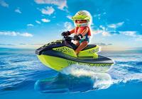 PLAYMOBIL City Action - Brandweerboot met waterscooter Constructiespeelgoed - thumbnail